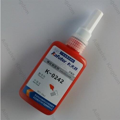 2pcs Kafuter 50ml k-0242 thread locking adhesive anaerobic thread glue thixotropic removable medium strength blue
