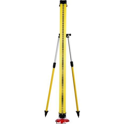 2Pcs High Precision Barcode Invar Leveling Staff 2M for Trimble DINI Digital Level