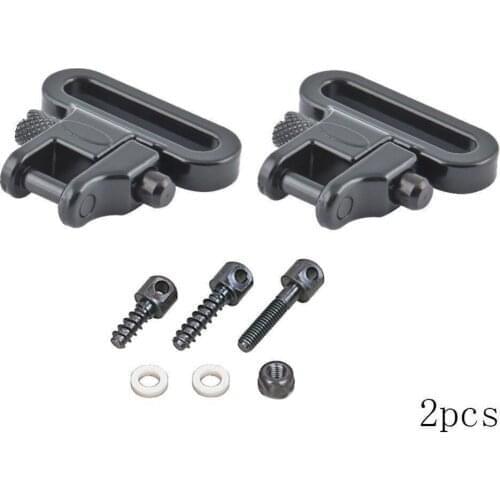 2x 300lb. Pull Strap Loop Strap Buckle Sling Mounting Kit Sling Swivels Stud Screw Set