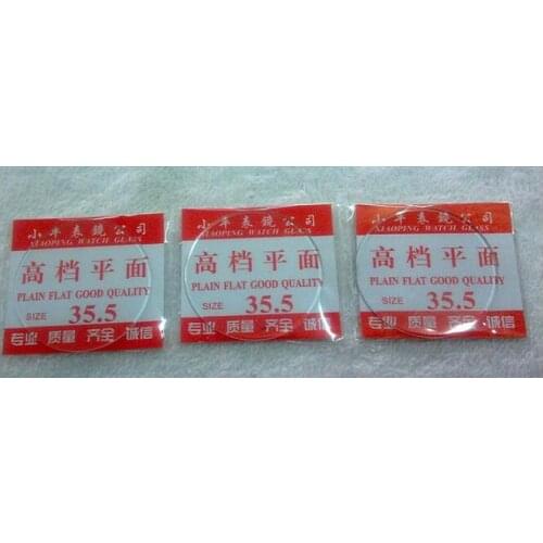 Free shipping 116pcs 1mm Selected Size 16.5~45mm Flat Mineral Round Watch Glass Accessories Watch Repair Crystal