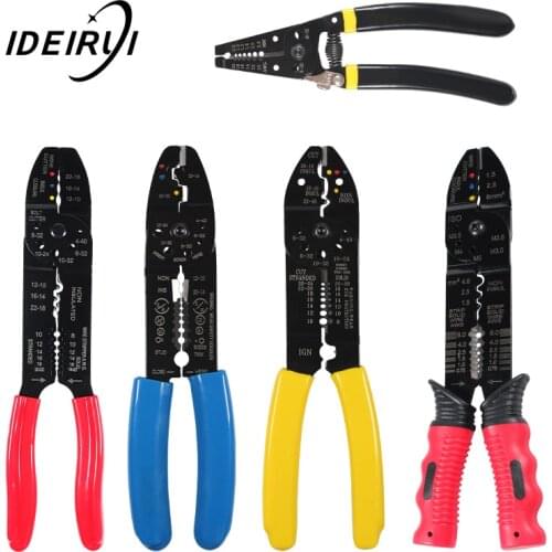 Free Shipping Multitool Crimping Pliers Electrical Terminals Combination Multi Tool Wire Stripper Cut Alicates Electricos FS-051