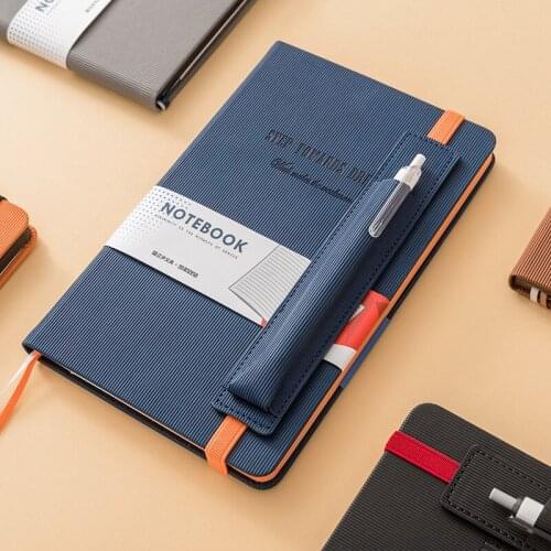 2021 PU Leather Office Planner Business Notebook School Stationery Supplies Agenda Planner Organizer Pen Insert Bag Notebook