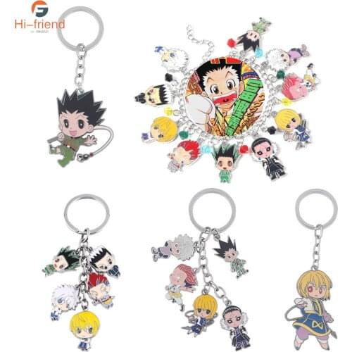 Anime Hunter x Hunter Bracelets Gon Freecss Cartoon Cute Funny Character Metal Bracelet for Women Men Gift Jewelry Cosplay Prop