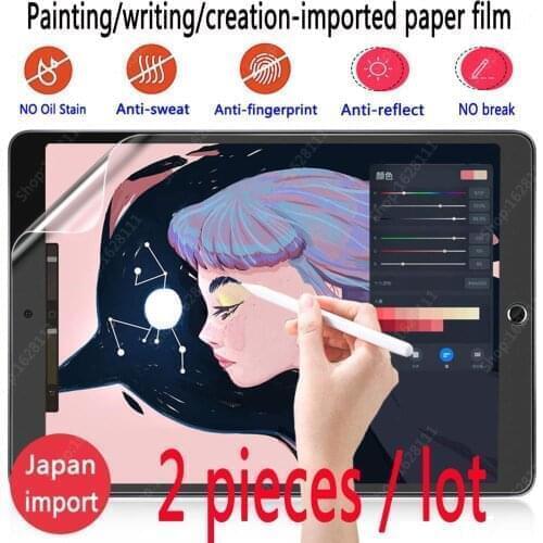Paper Protector Like Film Matte PET Anti Glare Painting For 2020 iPad Air 4 10.9 10.2 9.7 10.5 Air 3 pro11 12.9 inch mini Screen
