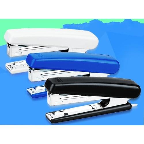 Deli 0221 stapler use #10 staples Small stapler lightweight with staple mover deli stationery mini stapler