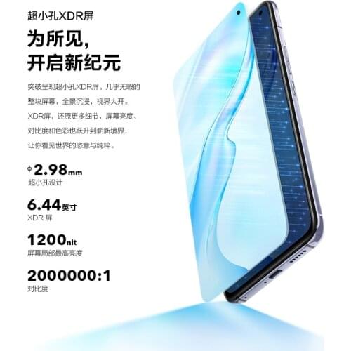 DHL Fast Delivery Vivo X30 Pro 5G Cell Phone Exynos 980 Android 9.0 6.44" Super Amoled 8GB RAM 256GB ROM 64.0MP 60x Zoom Face ID