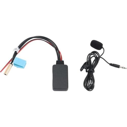 For Blaupunkt Radio 8Pin Mini ISO Port 3.5MM Audio Aux in Bluetooth Microphone