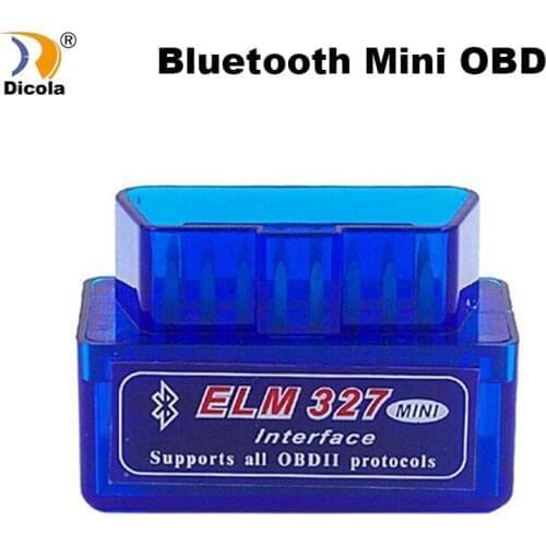 ELM327 Mini ELM 327 V2.1 OBD2 Bluetooth Interface Auto Scanner obd ii Diagnostic Tool works on Android Windows Symbian