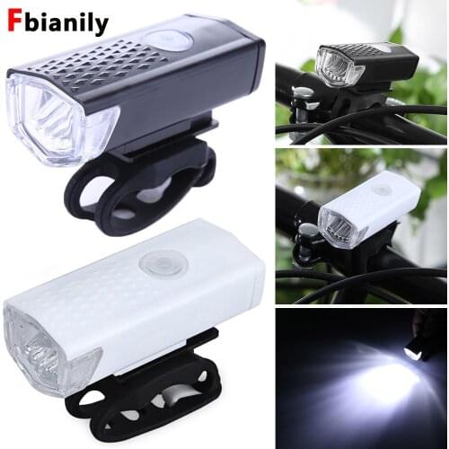 Bike Light USB Rechargeable Waterproof 300 Lumens Front LED Bike Lights Cycling Lamp Torch Flashlight Bicycle Accessories