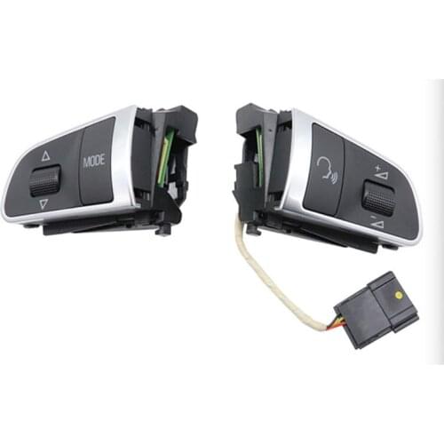 Chrome Multifunctional Steering Wheel Button Switch For A3 A4 A5 4E0951527AH