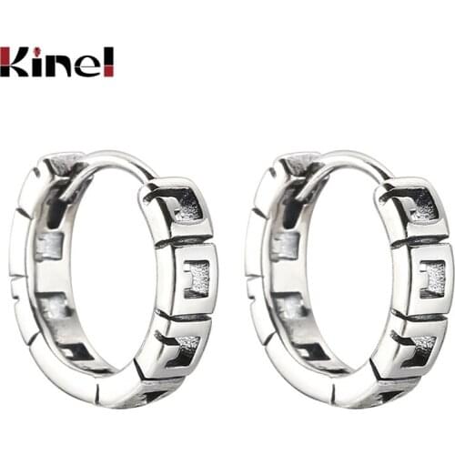Kinel 100% Real S925 Sterling Silver Earrings Retro Style For Women Silver Earring Korea Fine Jewelry 2020 New