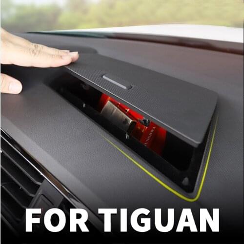 Dashboard modification storage box compartment modification accessories For VW Volkswagen Tiguan mk2 2016 2017 2018 2019 2020