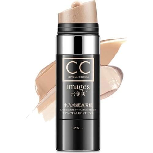 1pc Air Cushion CC Cream Concealer Stick Base Pore Moisturizing Foundation Makeup Brighten Waterproof Whitening Face Natural 30g