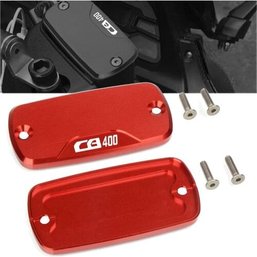 For Honda CB400SF CB 400 CB400 VTEC 1 2 3 4 CB 400 CB-400 1989 1990 1991 Motorcycle Brake Fluid Fuel Reservoir Tank Cap Cover