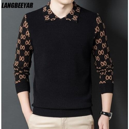 LANGBEEYAR Men's Pullovers