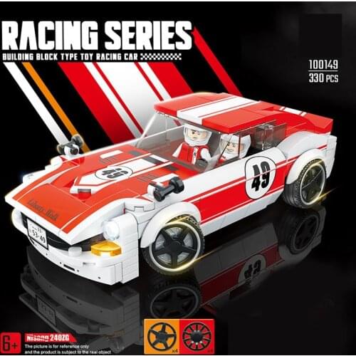 Hot City classic mini vehicle Nissans racing building block racers figures Fairlady 240ZG super sport car bricks educational toy