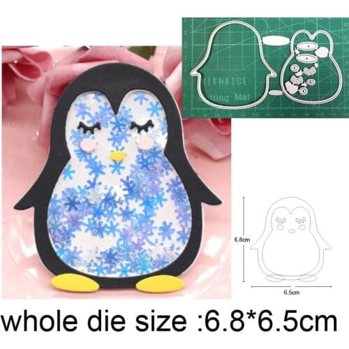 Metal cutting dies cut die mold Animals penguin decoration Scrapbooking dies paper craft knife mould blade punch stencils dies