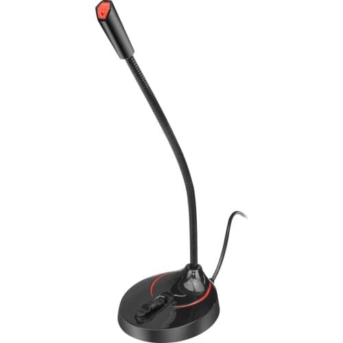 HXSJ Multifunctional Desktop Microphone 360 Degree Flexible USB Microphone Drive-free voice chat video conference microphone