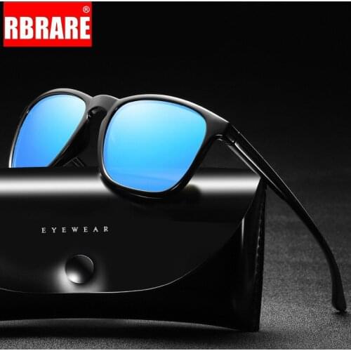 RBRARE Polarized Mens Goggle Driving Sunglasses Men Classic High Quality Plastic Light Sun Glasses For Men Outdoor UV400 Oculos