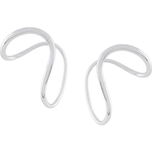 European and American minority geometric lines Creative Design Earrings female fashion personality cool Earrings