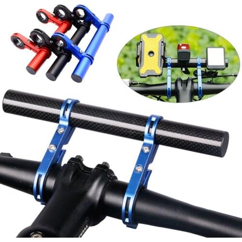 10/20cm Bicycle Extension Bar MTB Road Mountain Bike Handlebar Extender Bar Speedometer Holder Mount Headlight Light Lamp Holder