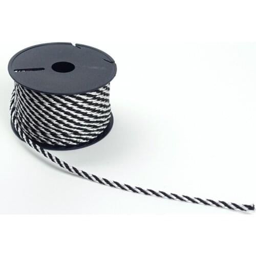 3mmx20m Utility Polypropylene Cord 8 Braided PP Rope Home Decor Craft DIY Hang Tag Christmas Gift Packing Multipurpose String