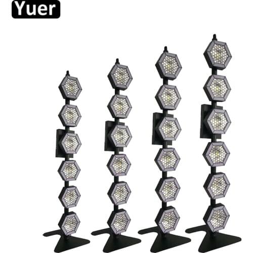 4Pcs/Lot Disco Ball Party Lights LED 162Pcs SMD RGB Tricolor Retro Flash Lights For Christmas Home KTV Xmas Wedding Show