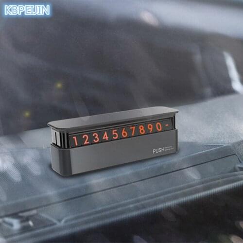 Upscale Drawer style Car Temporary Parking Card Aromatherapy 2 and 1 for Lada kalina granta priora niva largus vesta accessories