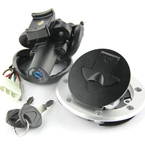 Ignition Switch Lock FOR KAWASAKI ZR400 XANTHUS ZZR400 ZZR600 ZXR400 ZXR750 With Fuel Tank Cover Cap Lock