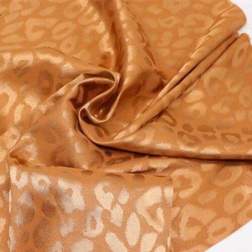 Jacquard Satin Stretchy Fabric Glossy For Dress Trousers Cosplay DIY Scarf Clothing