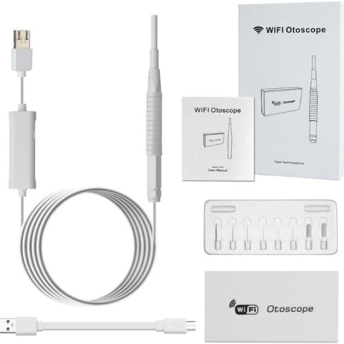 2XPB In Ear Cleaning Endoscope USB Visual Ear Spoon 3.9mm 200W Camera Earpick Otoscop