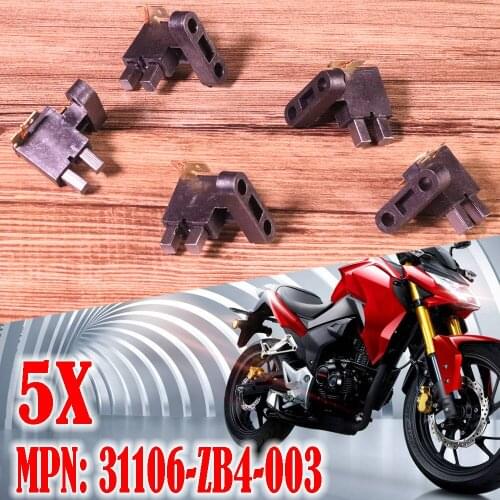 5x 31106-ZB4-003 31295-Z22-000 Black Carbon Brush Fit for Honda Yamaha Subaru 9hp 11hp 13hp 4kw 5kw 6.5kw 7kw Chinese Generator