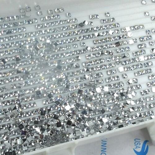 Crystal Square Drills For DIY Diamond Painting Cross Stitch Embroidery Rhinestone Colorful Mosaic Crystal Stone Home Decor Gifts