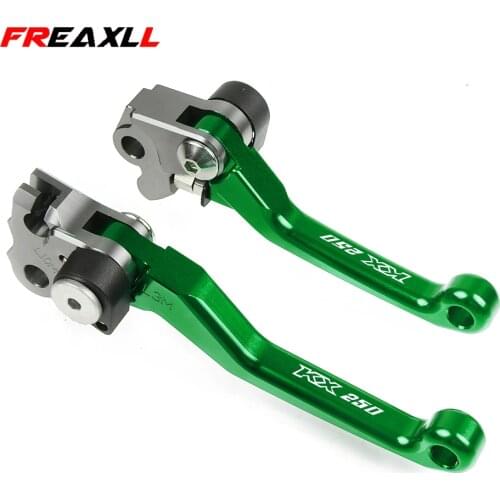 Motocross CNC Aluminum Dirt Bike Pit bike Pivot Handle Lever Brake Clutch Levers For KAWASAKI KX250 KX 250 2000-2004 2001 2002