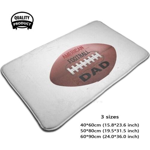 American Football Dad T - Shirt Football T Shirt Football American Gifts Halloween T Shirt 3 Sizes Home Rug Room Carpet