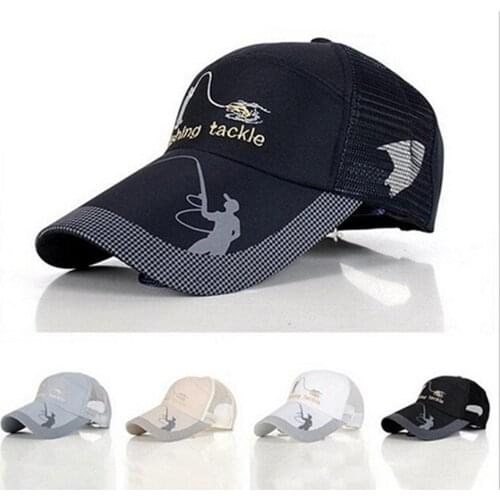 Baseball Cap Women Baseball Hat Breathable Men Women Summer Mesh Cap Outdoor Sun Protection Tackle Mesh Baseball Cap Fishing Hat