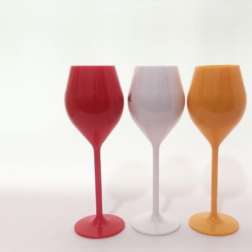2 pieces Cocktail Champagne Car PC cocktail glass champagne glass goblet plastic glass red wine glass eco friendly acrylic cup