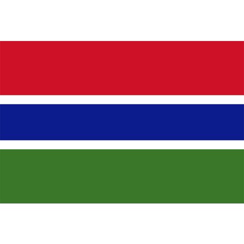 Gambia Flag Yehoy hanging 90*150cm For Decoration