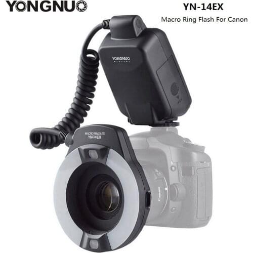 YongNuo YN-14EX YN14EX TTL Macro Ring Light Flash with Adapter Ring Speedlite for Canon DLSR 550D 650D 5Ds 5Dsr 760D 5D 750D 6D
