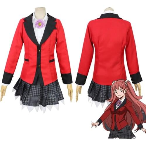 HISTOYE Cosplay Costume The Comic Cartoon Betting Kegurui Costume Jabami Yumeko Cosplay Clothing for Women Halloween Party