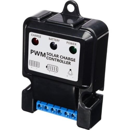 Mayitr Auto Solar Panel Charge Controller Battery Charger Battery Regulator Solar Controllers 6V 12V 10A
