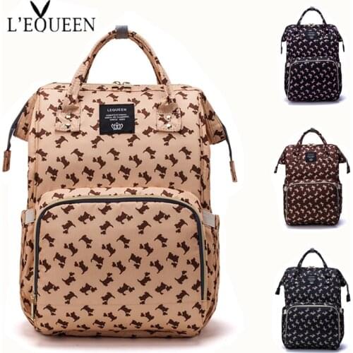 [LEQUEEN Official Store] Diaper Bag Baby Care Backpack for Mom Mummy Maternity Wet Bag Waterproof Baby Pregnant Bag