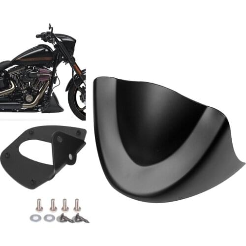 Motorcycle Front Chin Spoiler Air Dam Fairing Cover Mudguard Chopper Motorcycle Fender Bobber Fit for Harley Sportster Dyna