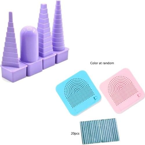 3 Shapes Handmade Wire Quick Round Square Triangle Spiral Maker Roller Quilling Modeling Tools Jewelry Making Tools
