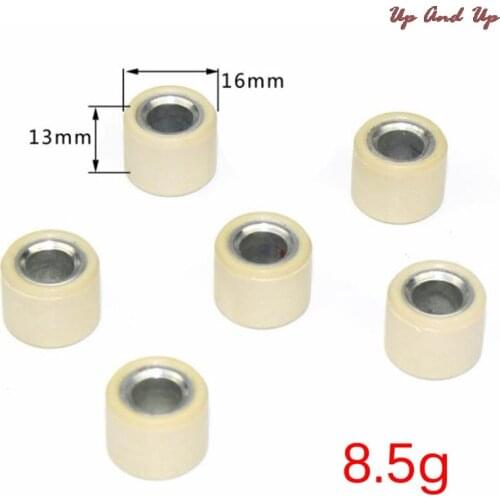 6Pc/lot Motorcycle Drive Pulley GY6 50 80cc Driving Wheel Variator Roller Modified Scooter Engine Parts