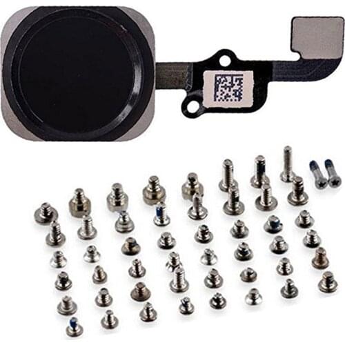 Home Button Key Flex Cable + completely screw kit for iPhone 6 6Plus 6s 6s Plus mobile phone parts
