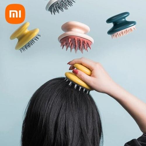 Xiaomi Jordan&Judy Silicone Head Hair Washing Comb Body Massager Brush Scalp Massage Brush Body Shower Brush Bath Spa Slimming