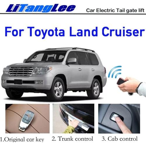 LiTangLee Car Electric Tail Gate Lift Trunk Rear Door Assist System For Toyota Land Cruiser 2008~2020Original key Remote Control