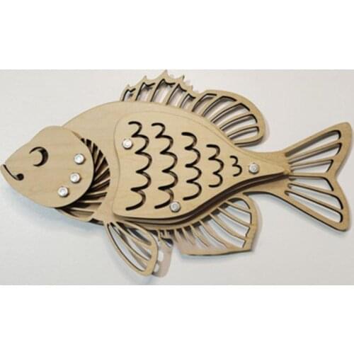 Old Wooden Sea Fish Elk Ornaments Indoor Creative Retro Wall Hanging Wood Carving Wall Decoration Simulation Cute Animal Crafts