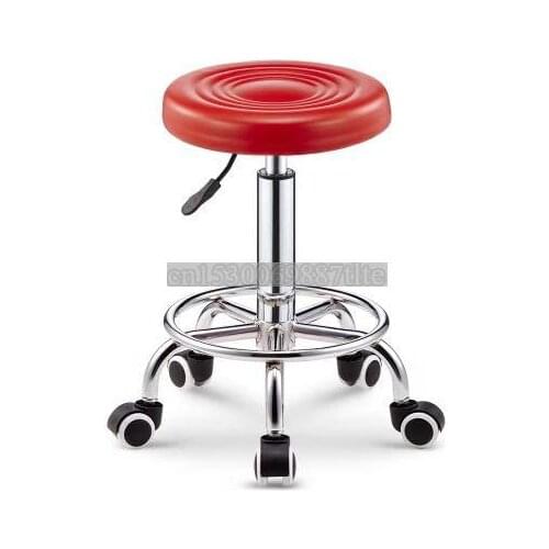 Desk Chair Bar Chair Beauty Chair Back Stool Rotary Lift Bar Chair High Footed Round Stool Bar Stool Fashion